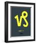 Capricorn Zodiac Sign Yellow-NaxArt-Framed Art Print