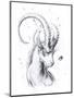 Capricorn-JoJoesArt-Mounted Giclee Print