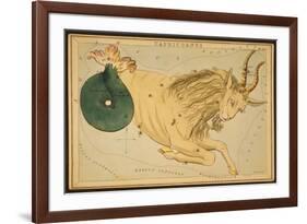 Capricornus Constellation, Zodiac Sign, 1825-Science Source-Framed Giclee Print