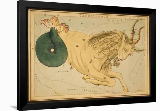 Capricornus Constellation, Zodiac Sign, 1825-Science Source-Framed Giclee Print