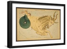 Capricornus Constellation, Zodiac Sign, 1825-Science Source-Framed Giclee Print