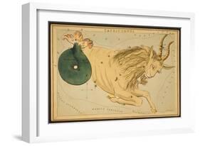 Capricornus Constellation, Zodiac Sign, 1825-Science Source-Framed Giclee Print