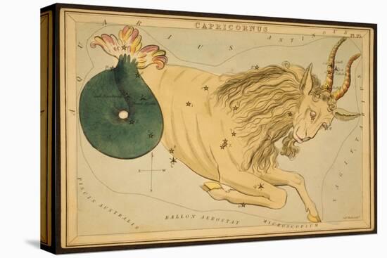 Capricornus Constellation, Zodiac Sign, 1825-Science Source-Stretched Canvas