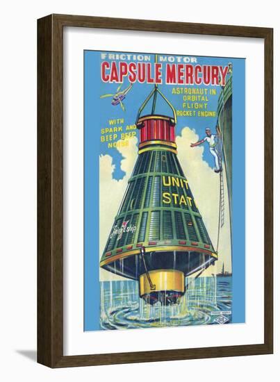 Capsule Mercury-null-Framed Art Print