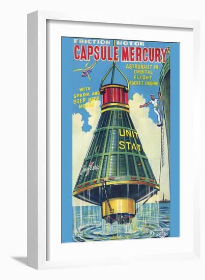 Capsule Mercury-null-Framed Art Print