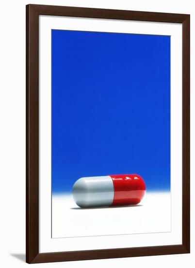 Capsule of Broad-spectrum Antibiotic Drug-David Parker-Framed Photographic Print