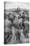 Capt. Bill Carpenter and Members of the 101st Airborne at Outdoor Catholic Mass, Vietnam, 1966-Larry Burrows-Stretched Canvas