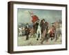 Capt Cook Landing at Botany Bay-Emanuel Phillips Fox-Framed Giclee Print