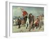 Capt Cook Landing at Botany Bay-Emanuel Phillips Fox-Framed Giclee Print