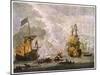 Capt Kempthorn in "Mary Rose" Defeats Seven Algerian Men-Of- War-Van De Velde-Mounted Art Print