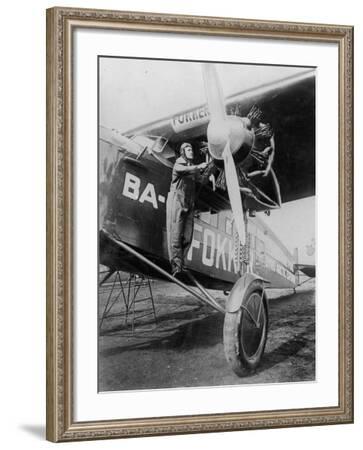 Details about   Byrd's Fokker plane just before the start of the North Pole flight 8x10 photo 