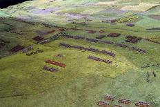 Diorama of the Battle of Waterloo Showing Troops Positioned as at 19.45 Hrs on 18th June, 1815…-Capt. William Siborne-Stretched Canvas