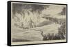 Captain Ahlstrom's Defiance of Fire at the Alexandra Palace-null-Framed Stretched Canvas