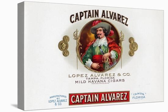 Captain Alvarez-Art Of The Cigar-Stretched Canvas