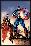 Captain America And The Falcon No.3 Cover: Captain America and Falcon-Bart Sears-Lamina Framed Poster
