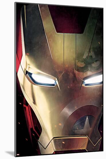Captain America: Civil War - Iron Man-null-Mounted Poster