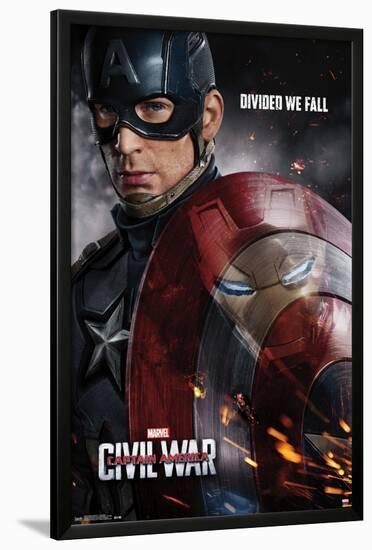 Captain America- Civil War One Sheet-null-Lamina Framed Poster