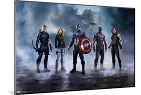 Captain America: Civil War - Team Captain America-null-Mounted Poster