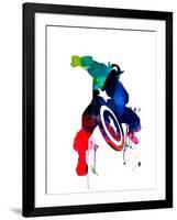 Captain America II-Jack Hunter-Framed Art Print