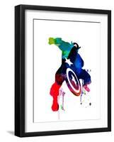 Captain America II-Jack Hunter-Framed Art Print