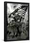 Captain America: Man out of Time No.1: Captain America Charging-Jorge Molina-Framed Poster