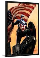 Captain America No.34 Cover: Captain America-Steve Epting-Lamina Framed Poster