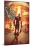 Captain America: Patriot No.4 Cover: Captain America Walking-Mitchell Breitweiser-Mounted Poster