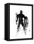 Captain America Watercolor I-Jack Hunter-Framed Stretched Canvas