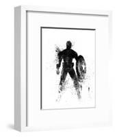 Captain America Watercolor I-Jack Hunter-Framed Art Print