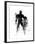 Captain America Watercolor I-Jack Hunter-Framed Art Print