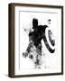 Captain America Watercolor V-Jack Hunter-Framed Art Print