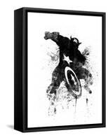 Captain America-Jack Hunter-Framed Stretched Canvas