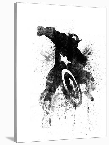 Captain America-Jack Hunter-Stretched Canvas