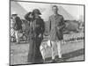 Captain and Lady Helen Mitford in the Tented City, Delhi, December 1911-English Photographer-Mounted Photographic Print