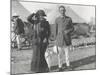 Captain and Lady Helen Mitford in the Tented City, Delhi, December 1911-English Photographer-Mounted Photographic Print