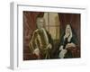 Captain and Mrs. Johannes Schuyler, C.1725-35-John Watson-Framed Giclee Print