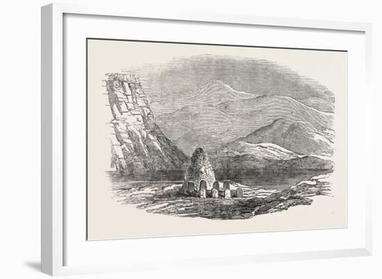 Captain Austin's Arctic Expedition: Cairn Left by the North Star-null-Framed Giclee Print