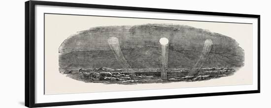 Captain Austin's Arctic Expedition: Parhelia, Witnessed October 4, 1850, at Griffith's Island-null-Framed Giclee Print