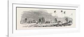 Captain Austin's Arctic Expedition: Western Division of Sledges-null-Framed Giclee Print