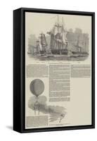 Captain Austin's Arctic Expedition-Edwin Weedon-Framed Stretched Canvas