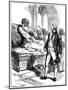 Captain Bainbridge and the Dey of Algiers, 1800-Hooper-Mounted Giclee Print