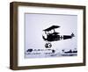 Captain Baron Von Richthofen Landing His Fokker Triplane-German photographer-Framed Giclee Print