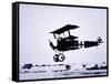 Captain Baron Von Richthofen Landing His Fokker Triplane-German photographer-Framed Stretched Canvas