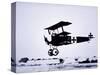 Captain Baron Von Richthofen Landing His Fokker Triplane-German photographer-Stretched Canvas