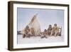 Captain Bartlett and His Party-Robert Edwin Peary-Framed Giclee Print