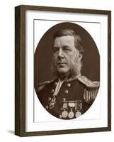 Captain Bedford Clapperton Trevelyan Pim, British Naval Officer, 1883-Lock & Whitfield-Framed Photographic Print