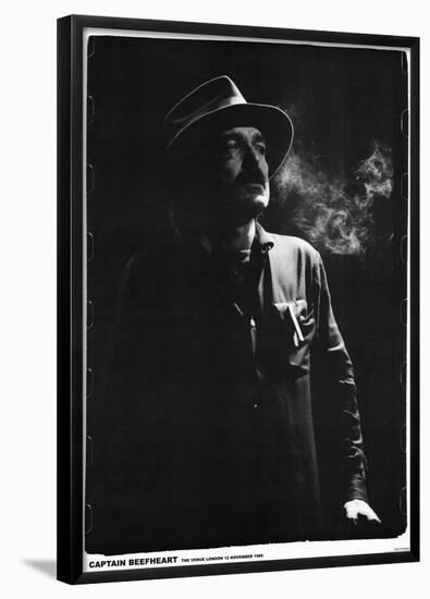 Captain Beefheart London 1980 Music Poster Print-null-Framed Poster