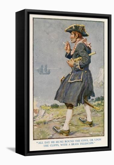 Captain Bill Keeps Watch-Monro S. Orr-Framed Stretched Canvas