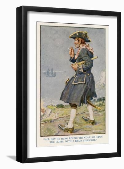 Captain Bill Keeps Watch-Monro S. Orr-Framed Art Print