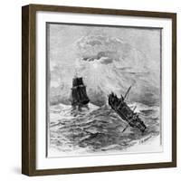 Captain Bligh and His Men Set Adrift after the Mutiny on the Hms Bounty-null-Framed Photographic Print